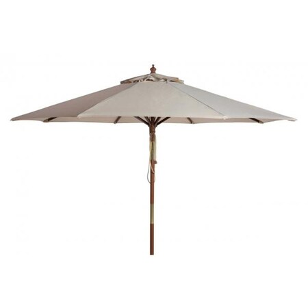 Safavieh 9 ft. Cannes Wooden Outdoor Umbrella, Beige PAT8009A